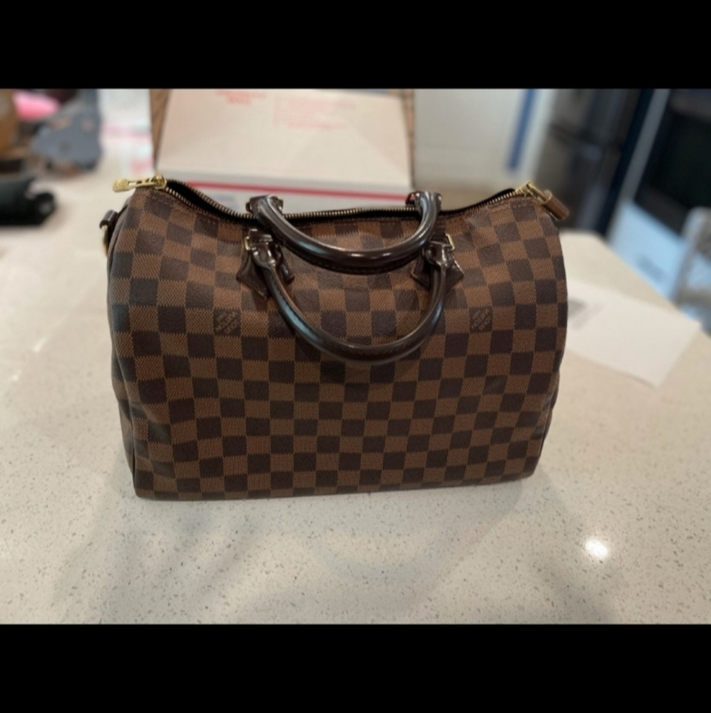 TRADED ❤️ Louis Vuitton DE Speedy 30 Bandouliere - Picture 4 of 16